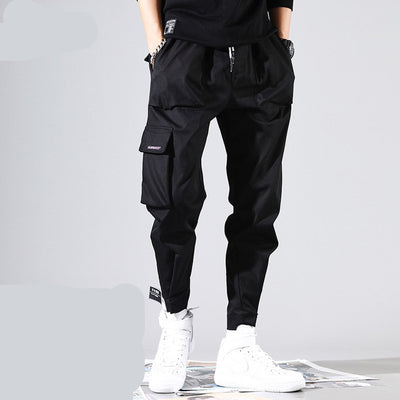 Pantalones deportivos con cierre de velcro para hombre