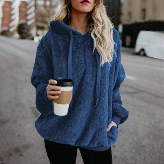 Sudadera Polar Mujer con Cierre y Bolsillos - Abrigo Térmico Otoño Invierno - Image 7