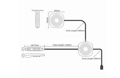 Casco Inteligente con Bluetooth - Sistema de Comunicación Inalámbrica para Motocicleta - Image 5