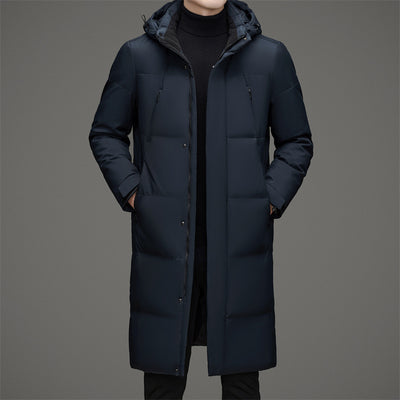 Chaqueta Acolchada de Pato con Gorro Desmontable - Abrigo Cálido Hombre - Image 4