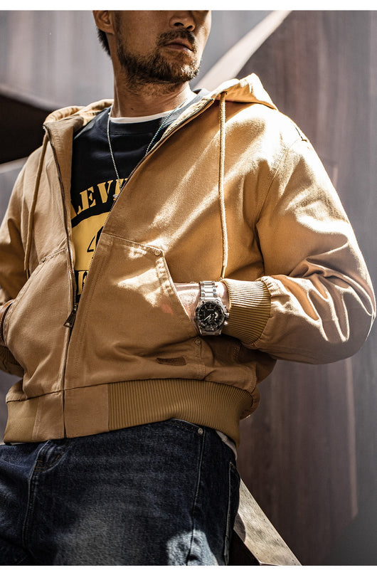 Chamarra Madden Estilo Retro Americano con Capucha - Image 18