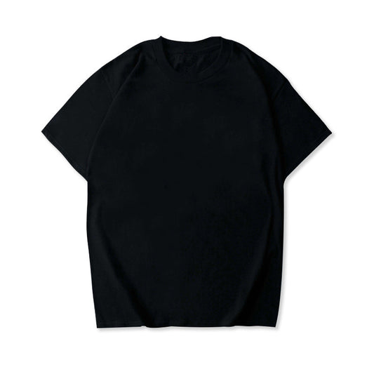 Camiseta Básica de Algodón Suelta Unisex - Cuello Redondo Verano - Image 2