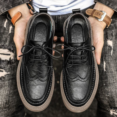 Zapatos de Cuero Británico Transpirables - Estilo Casual y Versátil - Image 10