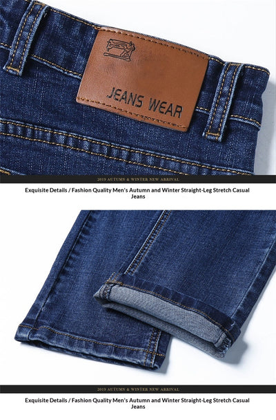 Jeans Ejecutivos de Verano para Hombre - Corte Recto Elástico y Cómodo - Image 14