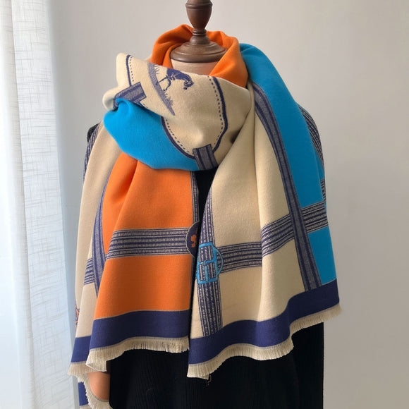 Pashmina Cálida Combinable en Cashmere Premium
