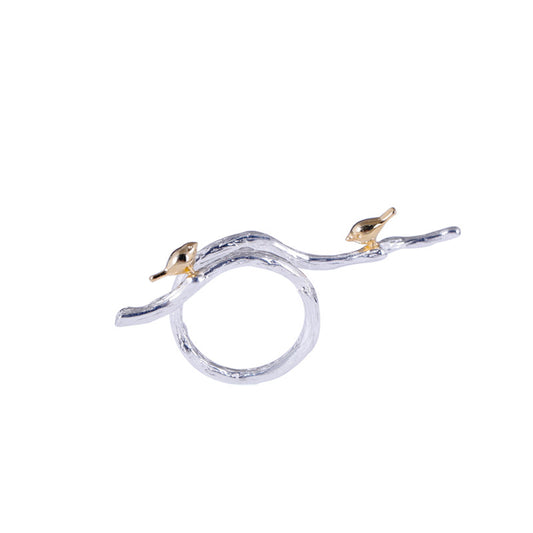 Anillo Ajustable con Diseño de Ave