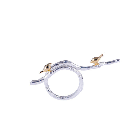 Anillo Ajustable con Diseño de Ave