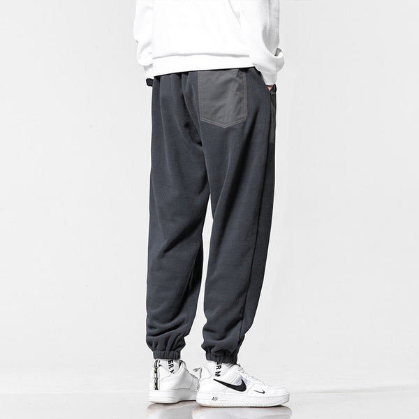 Pantalones Deportivos Casuales con Forro Grueso y Terciopelo