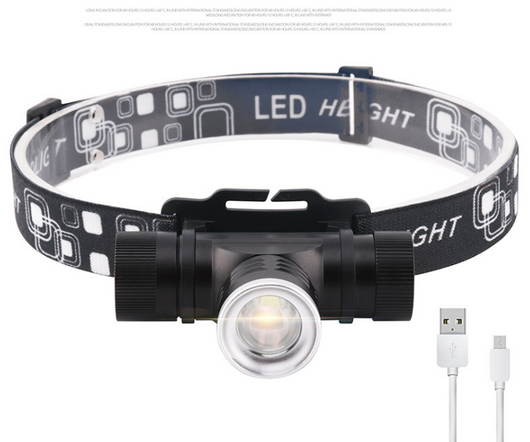 Linterna Frontal LED T6 Recargable USB - Luz Potente para Pesca y Actividades Nocturnas - Image 3
