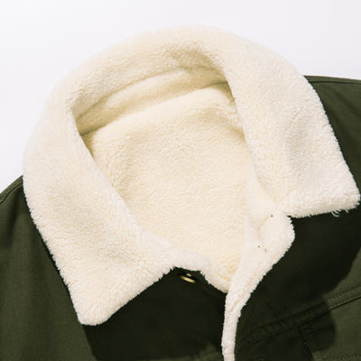 Chaqueta de Mezclilla Gruesa con Forro de Terciopelo para Invierno - Image 2