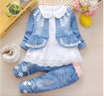 Conjunto Denim Primavera para Niñas - Image 2