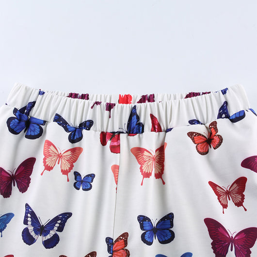 Conjunto de Sudadera y Pantalón con Estampado de Mariposas - Image 9
