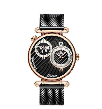 Reloj de Acero Inoxidable para Hombre con Malla Resistente al Agua - Image 3