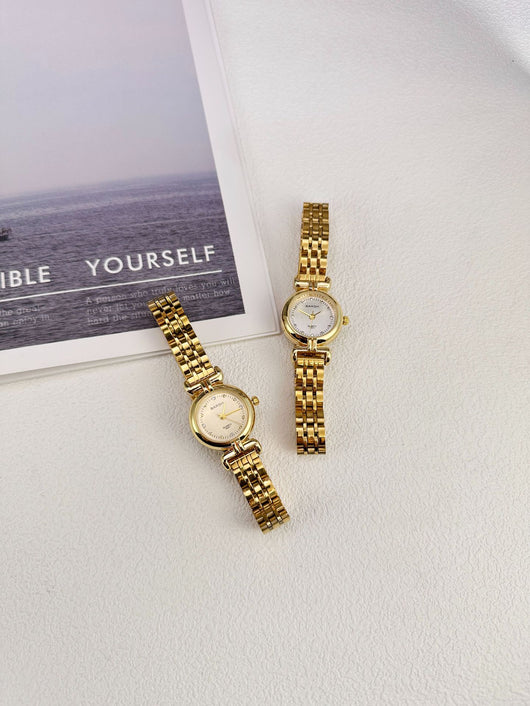 Reloj Dorado para Mujer Estilo Vintage con Pulsera de Acero - Image 10