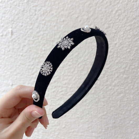 Accesorios para Cabello Barroco Vintage con Perlas y Cristales Brillantes - Image 4