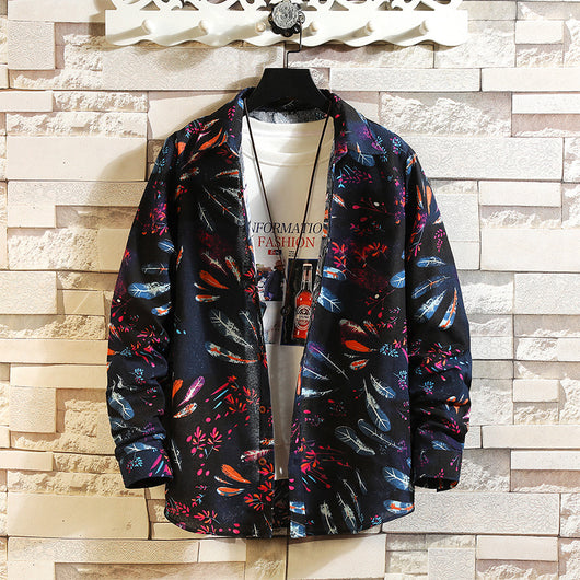 Camisa de Manga Larga con Colores Tendencia para Jóvenes - Image 20