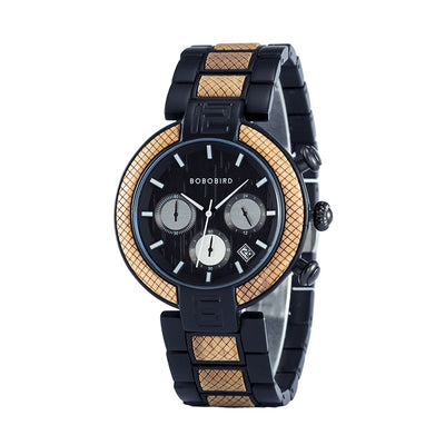 Reloj de Negocios BOBOBIRD con Esfera Luminosa para Hombre - Image 22