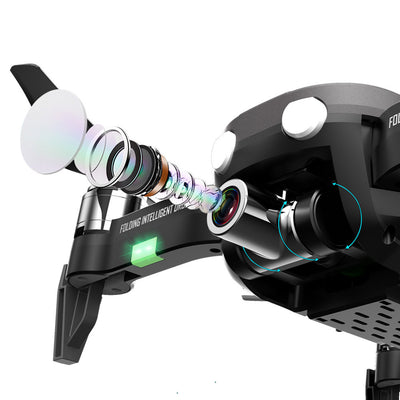 Dron Cuadricóptero Plegable de Larga Autonomía con Control Remoto - Image 5