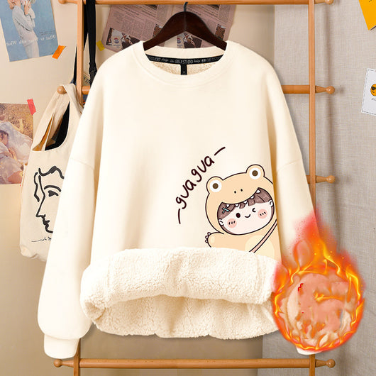Chaqueta Blanca Cuello Redondo para Otoño e Invierno - Estilo Femenino y Adorable - Image 15