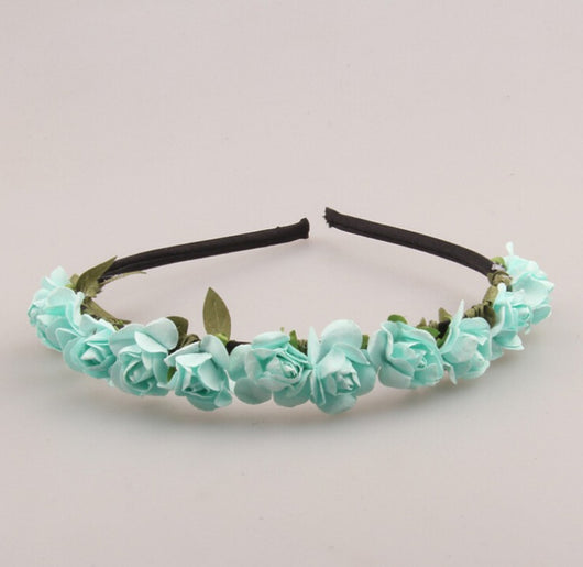 Diadema con 12 Rosas de Papel - Image 20