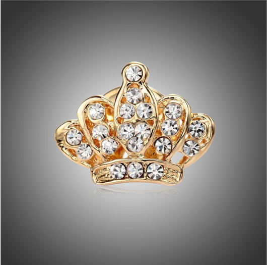 Broche Corona Dorado y Plateado Unisex - Accesorio Elegante para Regalos - Image 11