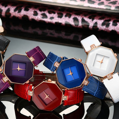 Reloj de Moda con Esfera de Corte Diamante - Image 2