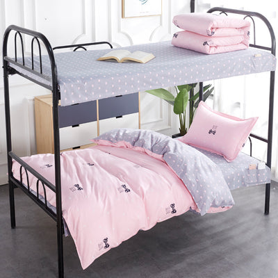 Juego de Cama Universitario de Algodón Antideslizante de 3 Piezas - Image 19