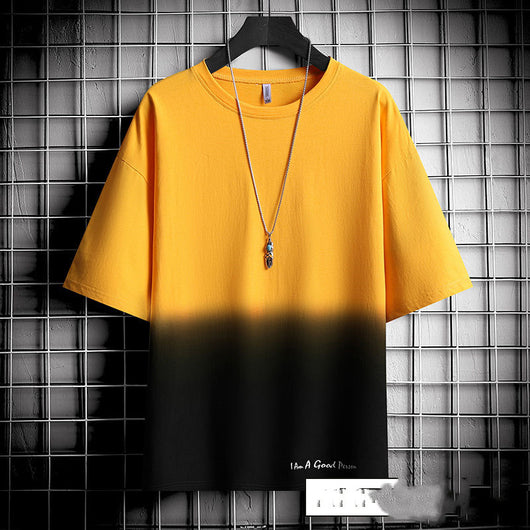 Camiseta Suelta Estilo Hong Kong para Hombre - Image 11
