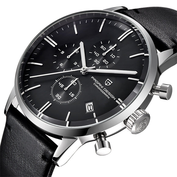 Reloj Calendario Multifunción de Tres Esferas