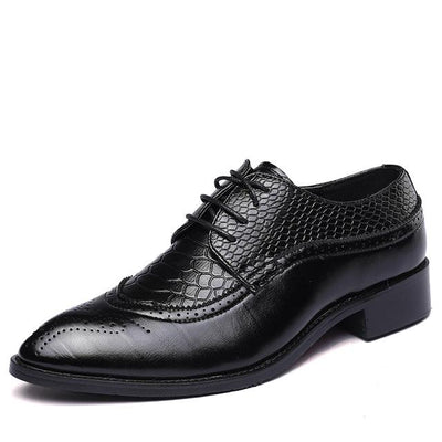 Zapatos Oxford de Cuero para Hombre - Mocasines Elegantes con Cordones - Image 10