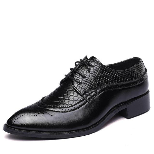 Zapatos Oxford de Cuero para Hombre - Mocasines Elegantes con Cordones - Image 10