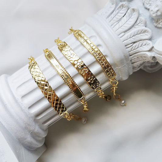 Pulsera de Plata Esterlina con Perla Barroca - Joyería Artesanal de Lujo Inglés