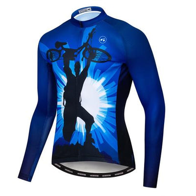 Camisetas de Ciclismo Personalizables para Hombre con Forro Térmico - Image 4