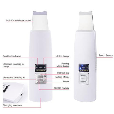 Limpiador Ultrasónico Facial con Masaje Vibratorio - Eliminador de Puntos Negros y Acné - Image 8