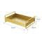 Soporte Doble Capa Dorado