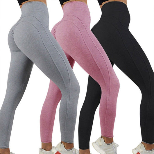 Leggings Deportivos de Color Sólido