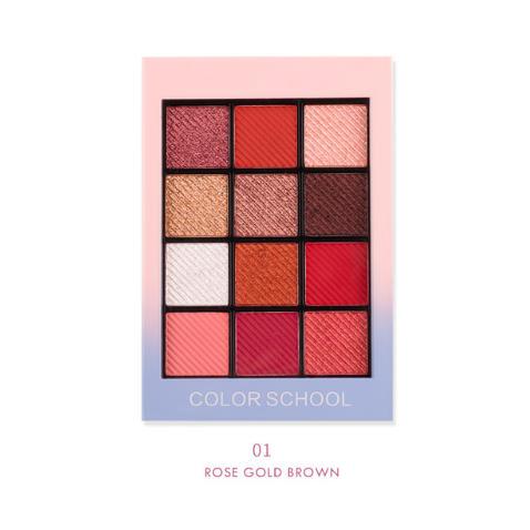 Paleta de Sombras Mate HOLD LIVE 12 Colores - Maquillaje Coreano Profesional - Image 4