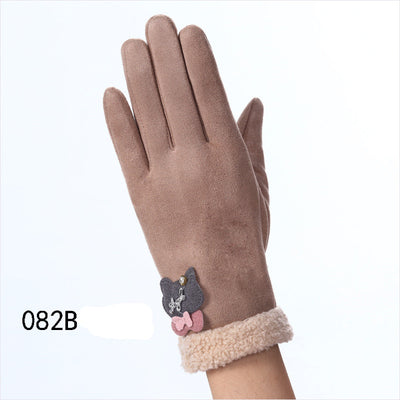 Guantes de Invierno Táctiles Impermeables de Ante - Image 3