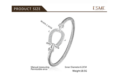 Pulseras de Plata con Cristales y Diamantes - Joyería Premium Importada - Image 3