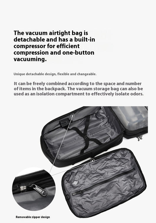 Mochila Trolley Expandible de Gran Capacidad para Viajes de Negocios - Image 36