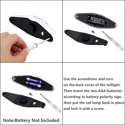Luz Trasera para Bicicleta con Control Remoto Inalámbrico - Image 3