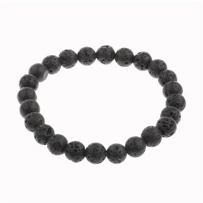 Pulsera de Piedra Natural Volcánica con Magnetismo para Hombre y Mujer - Image 3