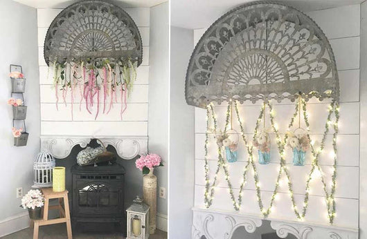 Decoración de Domo Metálico para Sala de Estar y Chimenea - Image 9