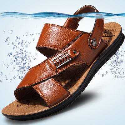 Sandalias de Cuero para Hombre - Zapatos de Playa Cómodos - Image 2