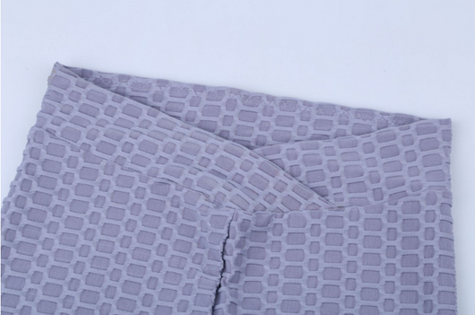 Pantalones Yoga Jacquard V Cintura Alta - Ajustados Deportivos - Image 4