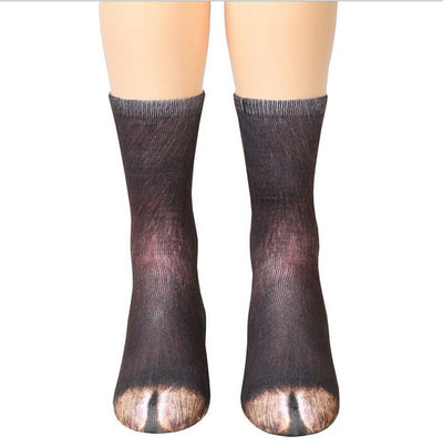 Calcetines Largos Unisex con Diseño de Garras de Gato 3D - Image 12
