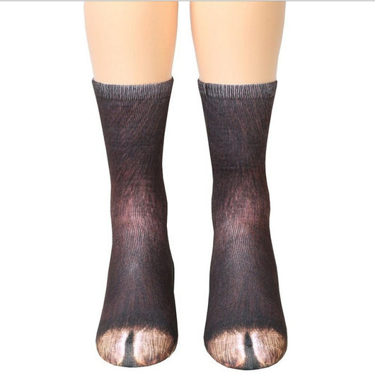 Calcetines Largos Unisex con Diseño de Garras de Gato 3D - Image 12