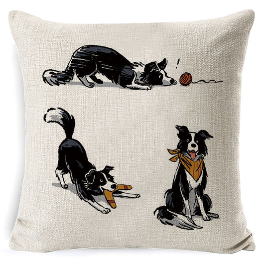 Funda de Almohada Vintage Perros Algodón 45x45 - Image 15
