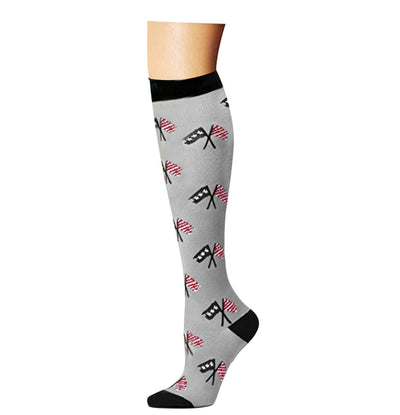 Calcetines de Compresión Deportivos Unisex Multicolor - Image 12