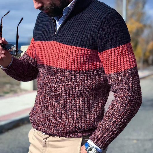 Suéter Tejido Estilo Británico Casual - Image 3